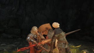 elden ring player stabbing patches with sword