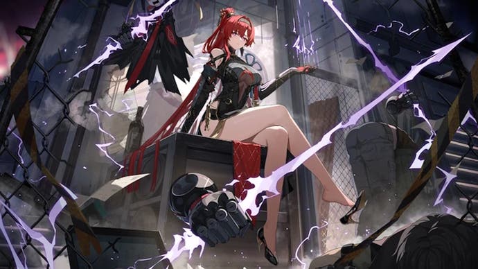 Yinlin's splash art from Wuthering Waves on a blurred background.